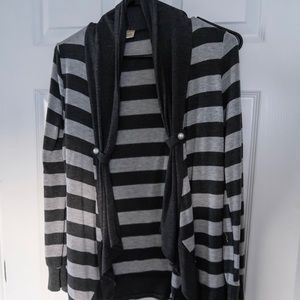Stripped Cardigan